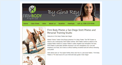 Desktop Screenshot of firmbodypilates.com